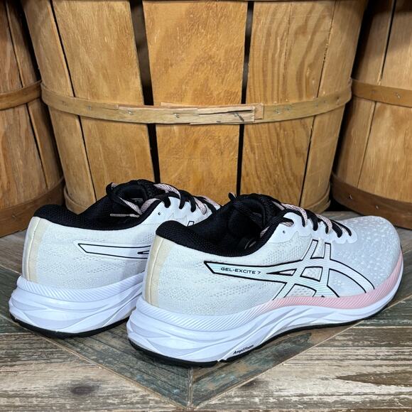 Asics GEL-Excite 7 White Pink Black Comfort Running Shoes Womens Size 11 - Picture 5 of 11